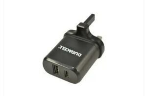 Duracell 3A Type-C and USB Mains Fast Charger - DRACUSB6-UK.