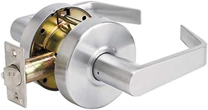 Commercial Cylindrical Lever Heavy Duty Non-Handed Grade 2 Door Handle (Passage, - Picture 1 of 4