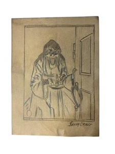 Johnny CRAIG - PAPER PAINTING - EC Artists of the 1950's - SIGNED - Picture 1 of 2