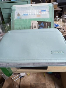 ipad tote mint green 13 x 91/2 inches - Picture 1 of 9