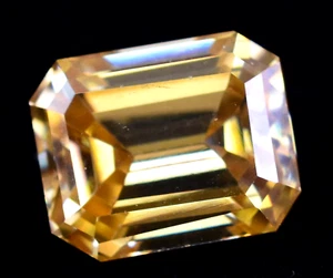Lab-Grown Diamond 2.05 Ct Intense Yellow CVD ,Emerald, Clarity VS1 - Certified - Picture 1 of 10