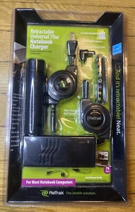NEW Retrak Retractable Universal Laptop Notebook  Charger 70W  - Picture 1 of 8