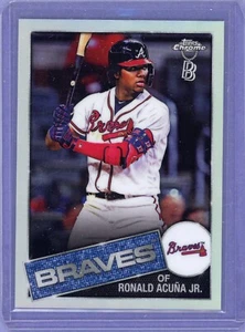 2020 Topps Chrome Ben Baller '85 Topps #85TC25 Ronald Acuna Jr. - Picture 1 of 2
