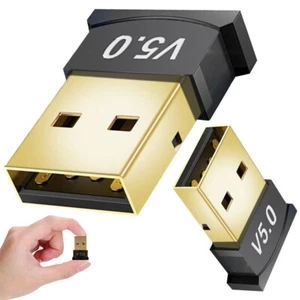 Adattatore Chiavetta Ricevitore Dongle Bluetooth USB 5,0 per PC Desktop Notebook - Foto 1 di 3