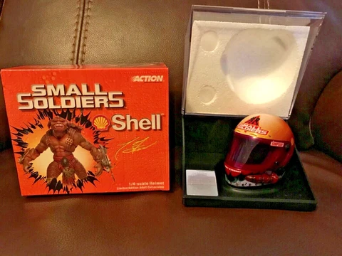 New NASCAR 1/4 Scale 1998 Helmet Small Soldiers Tony Stewart Collectible Action Cover