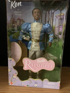 2001 BARBIE KEN in RAPUNZEL as PRINCE STEFAN African American NEW - Foto 1 di 5