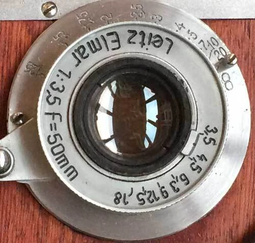 Leica II D Luftwaffe N copia madera cromada en estuche de cuero (copia FED-Zorki) Foto 1 de 1