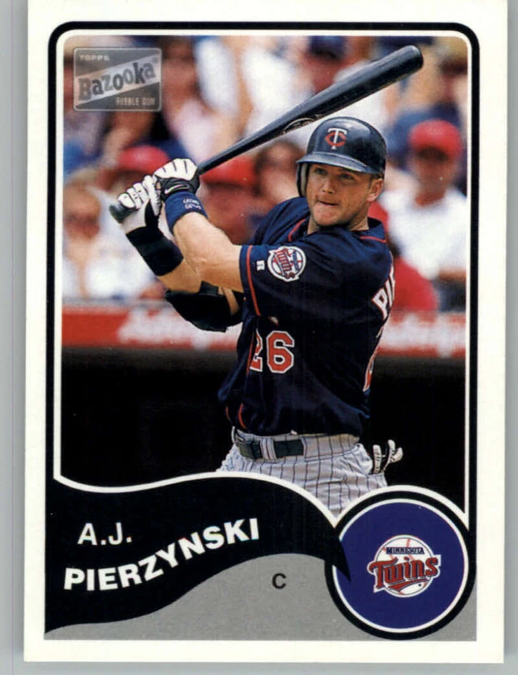 2003 Bazooka #26 A.J. Pierzynski NM-MT Twins  - Image 1 of 1