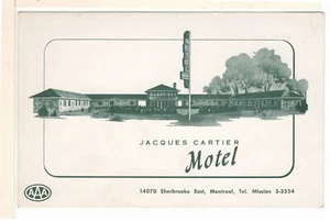 Vintage postcard Montreal Canada Jacques Cartier Motel PQ 1950s Unposted-VP1 - Picture 1 of 2