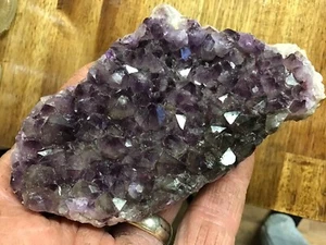 Australian Amethyst & Natural Smokey Quartz Plate - Picture 1 of 11