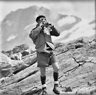 THÉODULPADSS c.1949 - Alpiniste Appareil Photo Suisse - Négatif 6 x 6 - Sui 306