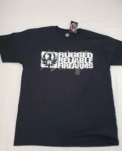 New Men's Ruger Large T Shirt Black - Picture 1 of 9