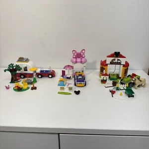 Lego Disney Mickey Minnie Lot 10777 10775 10773 Camping Farm Ice Cream Shop - Picture 1 of 18