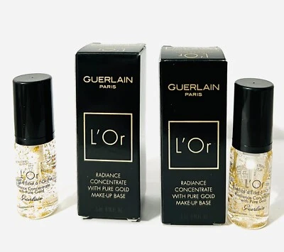 2 X Guerlain L'Or Radiance Concentrate Pure Gold Makeup Base Primer 0.16oz/5 mL - Image 1 of 2