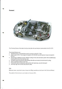 Porsche 911/996 GT2 service information manual 2001/2002 105p  - Picture 1 of 11