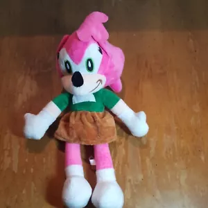 Sonic the Hedgehog Plush Toy Stuffed Doll 11 Inches Amy Rose Hangable - Picture 1 of 6