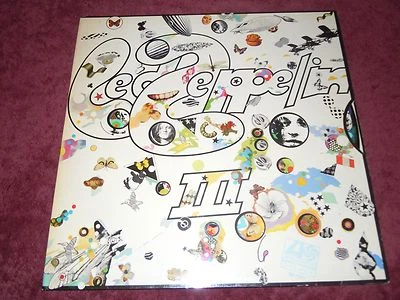 Led Zeppelin III Orig.1970 UK Plum Celebration Error Misprint  So Be Mote Etched - Image 1 of 4