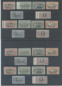 COLONIE GIRI 1924 MANZONI 24V. PROVE SG  CERT. - Picture 1 of 1