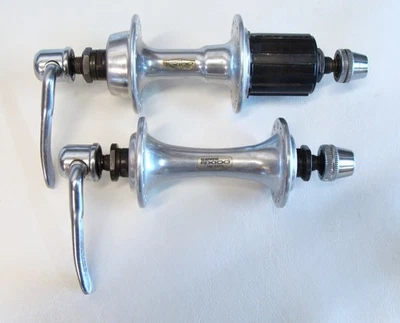 ~ Vintage 90's Shimano RX100 HB-A550 / FH-A551 28/28h Hub Set 8-10 Speed ~ - Image 1 of 4