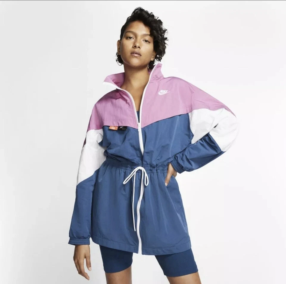 Nike Sportswear Icon Clash Womens Woven Track Jacket Pink Sz Plus 1x Ct0615-691
