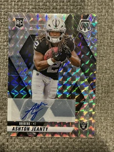 2025 Panini Mosaic Silver Mosaic Prizm Auto Ashton Jeanty RC Raiders 🔥🔥 - Bild 1 von 2