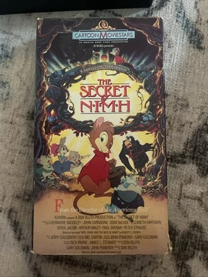 The Secret of NIMH 1982 VHS Vintage Don Bluth Animation Classic N.i.m.h 1990 - Image 1 of 3