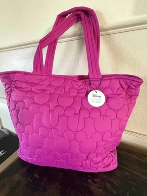 Vera Bradley Disney Tote Bag in Featherweight Butterfly Bush Plum-NWT - Image 1 of 4