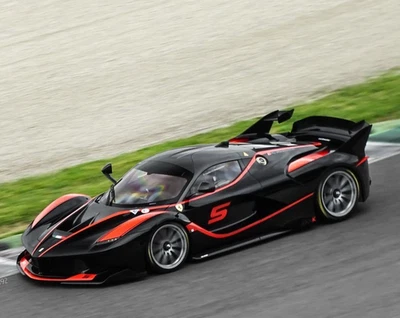⭐MAISTO ESCALA 1:18 -FERRARI FXXK NEGRO DIECAST MODELO COCHE GRATIS REINO UNIDO POST⭐ Foto 1 de 4