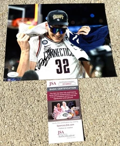 DONOVAN CLINGAN SIGNED 8X10 Photo JSA COA UConn Huskies Champions E - Picture 1 of 2