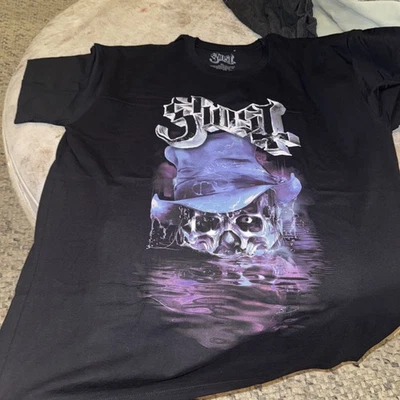 Camisa Oficial Ghost Skeletour 2025 Papa Ciudad de México Tour Licencia Skeleta ¡Guau! Foto 1 de 3