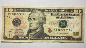 10 Dollar Star Note. Series 2017. $10. Circulated. PC00022212* - Picture 1 of 15