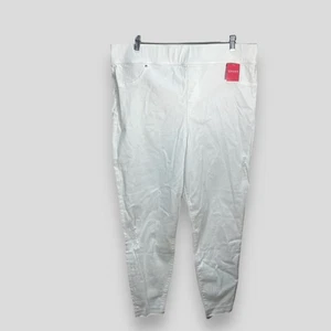 Pantalones ajustados al tobillo desgastados para todos los días Spanx blancos talla 3X nuevos con etiquetas - Imagen 1 de 12