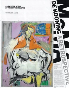 WILLEM De KOONING Retrospectiva c1949 MoMA Exposición de Arte Ad-2011 - Imagen 1 de 1