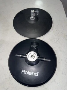 roland vh-12 Hihat Cymbal Hi Hat Vdrum Black - Picture 1 of 6