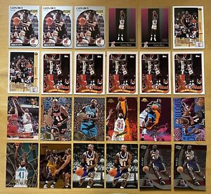Glen Rice Lot Of 24 With Rookies, Metal, & 1st Editions Loaded! NM-MT