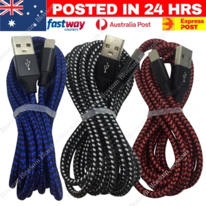 3 Pack 3M USB Fast Charger Cable Heavy Duty Charging Cord For iPhone 11 XR 8 7 6 - Picture 1 of 11