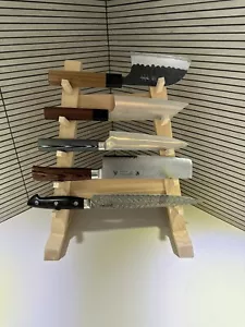 NEW MIYABI URUSHI Katana-Style Wooden Knife Rack Japan Import Fast Shipping - Picture 1 of 2