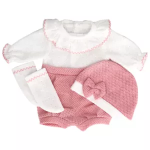 Abiti bambola COSDOLL - Abito carino ragazza con calze cappello per bambole bambino rinate 14-16 - Foto 1 di 8