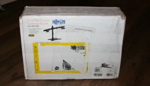 Tripp Lite Dual-Monitor Mount Stand for 13" to 27" Screen Retail $100 Brand New - Picture 1 of 6