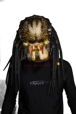 AVP Alien Elder Predator Full Latex Mask Movie Cosplay Halloween Monster Costume - Image 1 of 4
