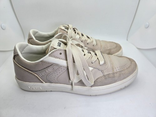 Scarpe Vans Lowland ComfyCush unisex M 7 W 8 5 sneakers casual in pelle bianca OG