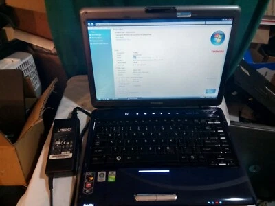 TOSHIBA SATELLITE M305D AMD 2.00GHZ 4GBRAM 250GBHDD WIN VISTA H/P Foto 1 de 4