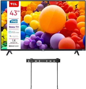 TCL 43" Class S 1080P FHD LED Smart TV with Roku TV 43S310R + Wall Mount FREE - Picture 1 of 6