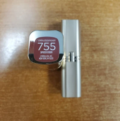 2 Pack: L'Oreal Colour Riche Original Satin Lipstick *#755 Spiced Cider* R6D - Image 1 of 4