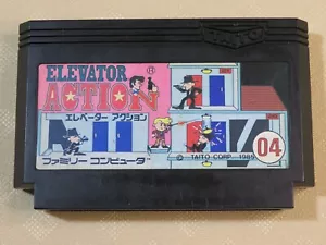 Elevator action Famicom Nintendo FC NES game tested authentic Japan JP Japanese - Picture 1 of 12