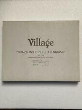 DEPT 56 VILLAGE ACCCESSORIES #52353 CHAIN FENCE EXTENSIONS SET OF 4 FREE S/H