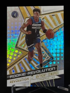 Panini Revolution Rookie Revolution #6 2020-21 Anthony Edwards Minnesota - Imagen 1 de 2