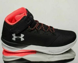 Under Armour Get B Zee Hi Top Mens Traines Sports Shoes Black R82 - Picture 1 of 4