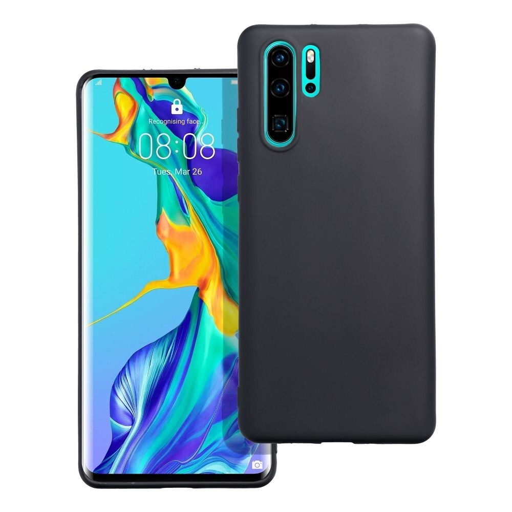 Custodia Per HUAWEI P30 - Cover Protettiva In TPU, Design CD Texture, Rosso, Antiurto - Foto 3