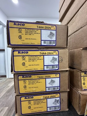 ILSCO T4A4-250N Mechanical Lug 250-6 - Image 1 of 2